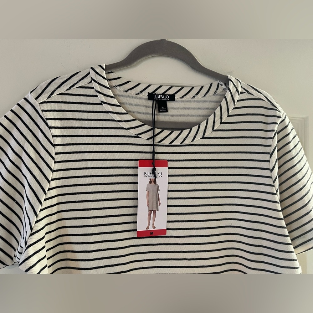 NEW! Buffalo David Bitton TShirt Dress Summer Casual Women’s Size Medium - Picture 8 of 16